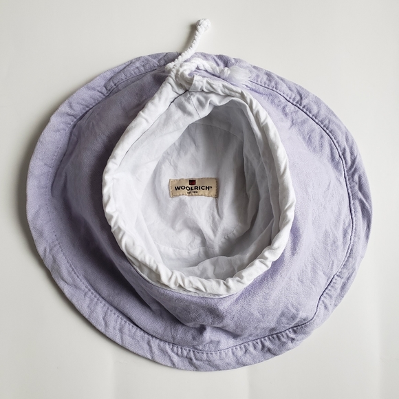 Woolrich | Wide-brim Cotton Bucket Hat - Picture 7 of 8